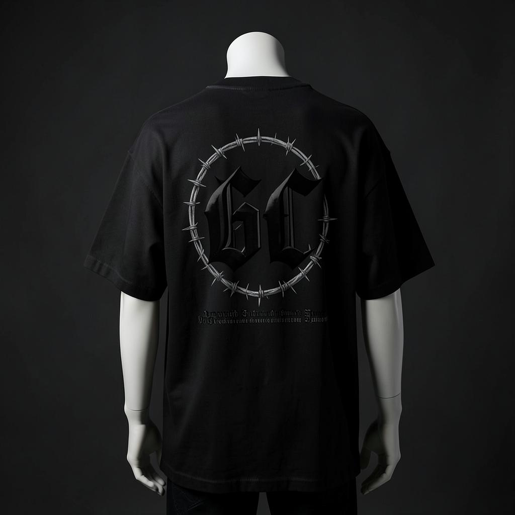 Crimson Eye Oversized Tee back print