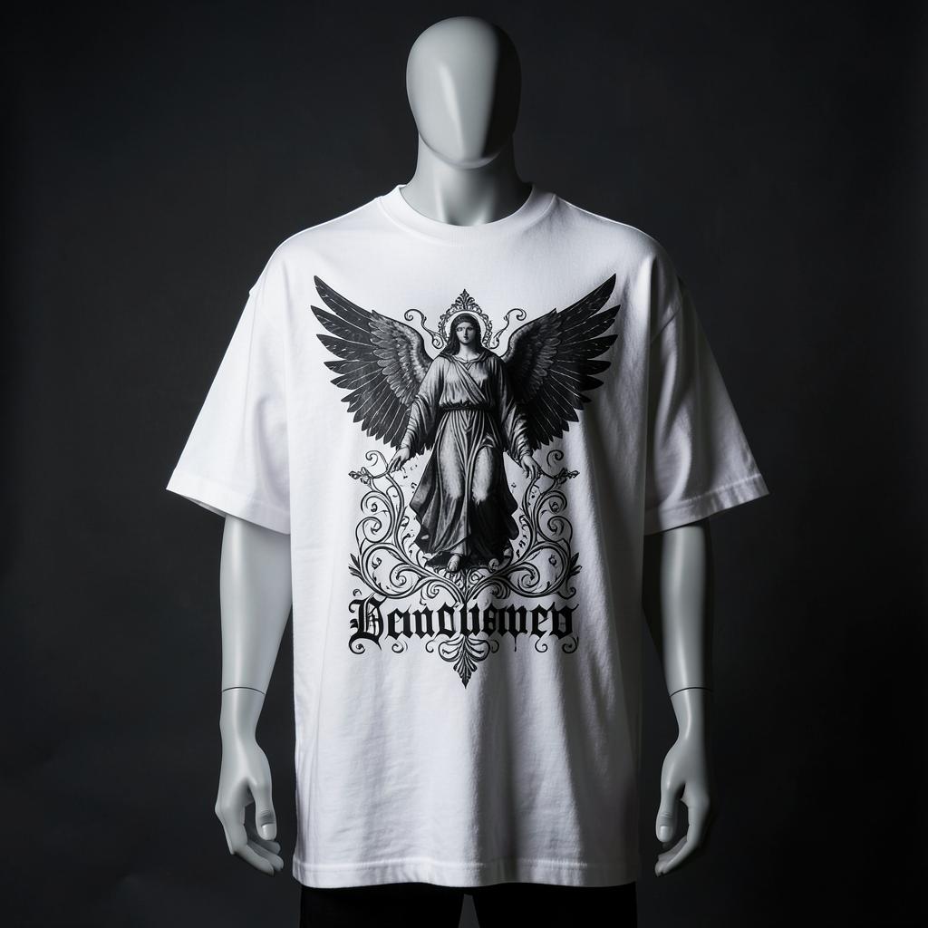 Seraph White Graphic Tee front